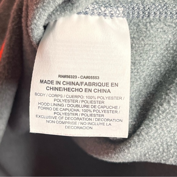 Nike Therma-Fit Gray Orange Hoodie Sweatshirt Just Do It Spellout Womens Size XL - Picture 5 of 10